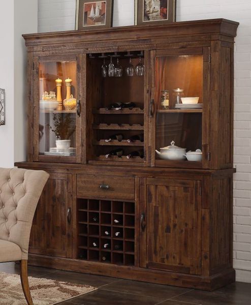 SAWN DISTRESSED WINE CABINET