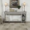 Picture of SILVER LEAF CONSOLE TABLE