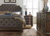 Picture of DUSTY GREY KING UPHOLSTERED BED