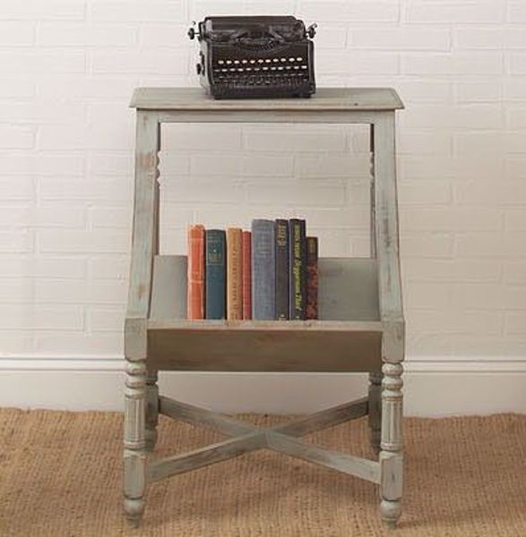 Weathered Grey Book Table Picture Of Weathered Grey Book Table