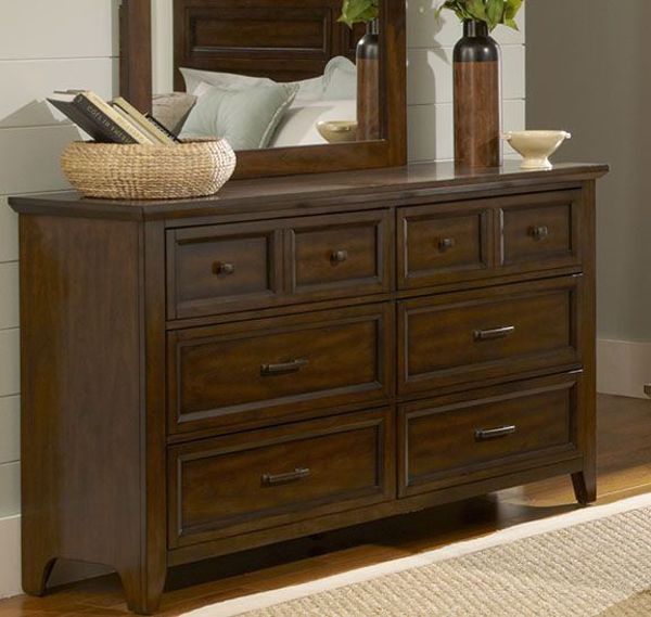 LAUREL CREEK SIX DRAWER DRESSER