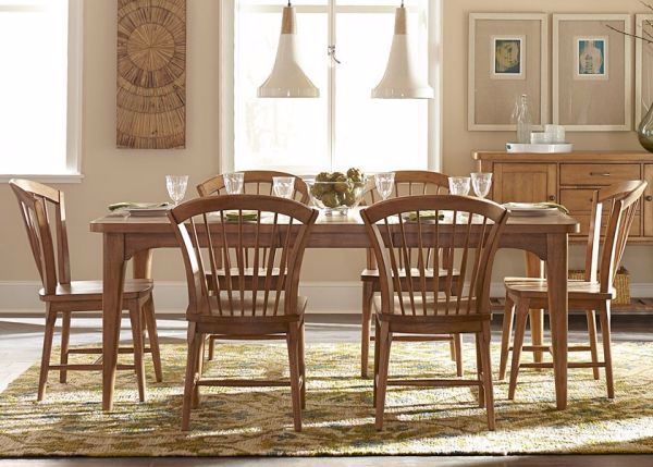 Picture of CANDLER RECTANGULAR LEG TABLE