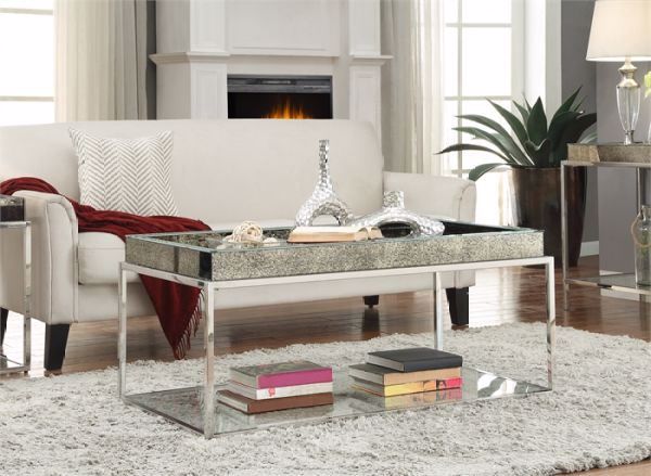 Picture of Antique Mirror Cocktail Table