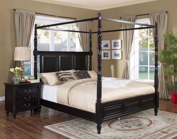 Picture of MARTINIQUE KING POST BED WITH DRAPES