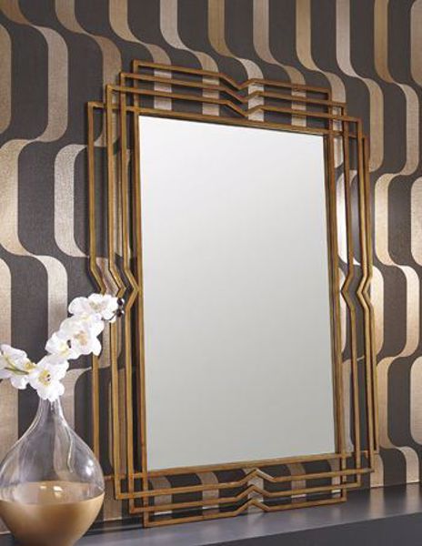 Picture of GOLD RAILS MIRROR