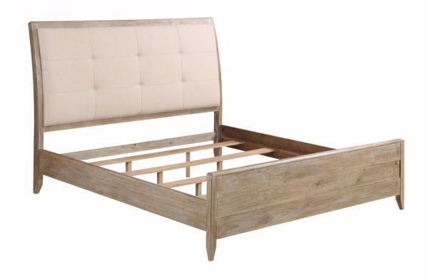 Picture of TORINO QUEEN PANEL UPHOLSTERED BED