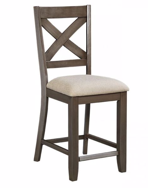 Picture of OMAHA GREY COUNTER CHAIR