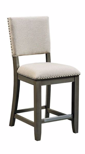 Picture of OMAHA GREY COUNTER BARSTOOL