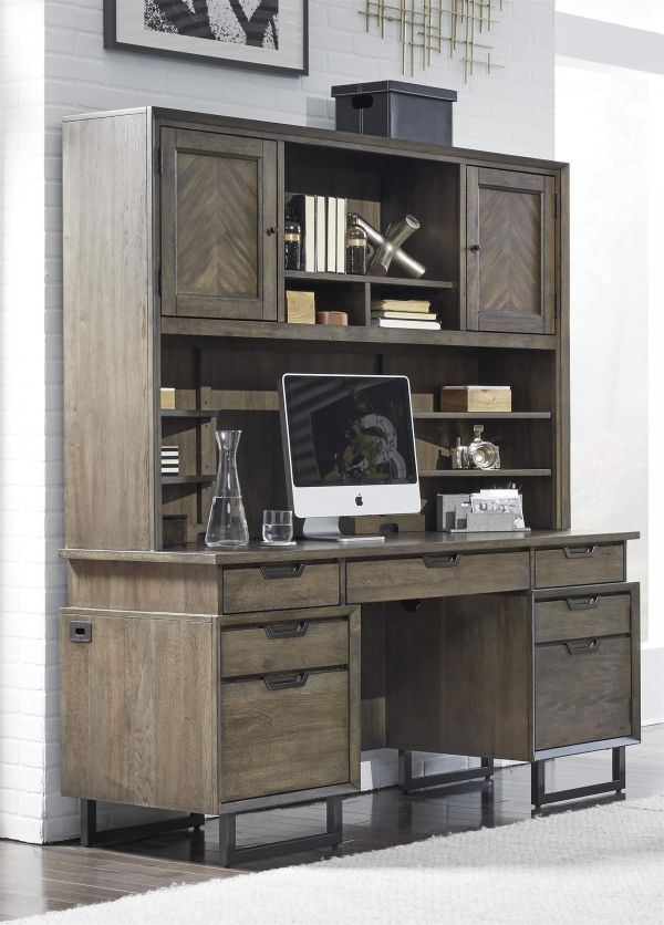 Harper Point Credenza Hutch