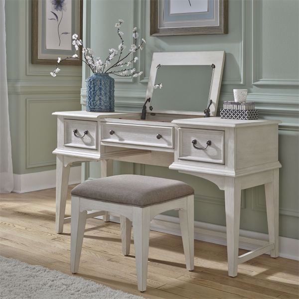 Picture of BAYSIDE VANITY DESK WITH STOOL