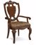 Picture of OLD WORLD SHIELD BACK ARM CHAIR