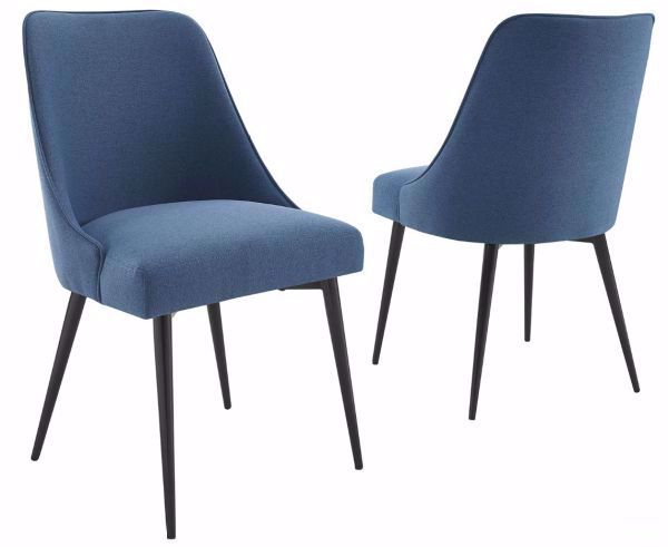 Picture of COLFAX SIDE CHAIR NAVY