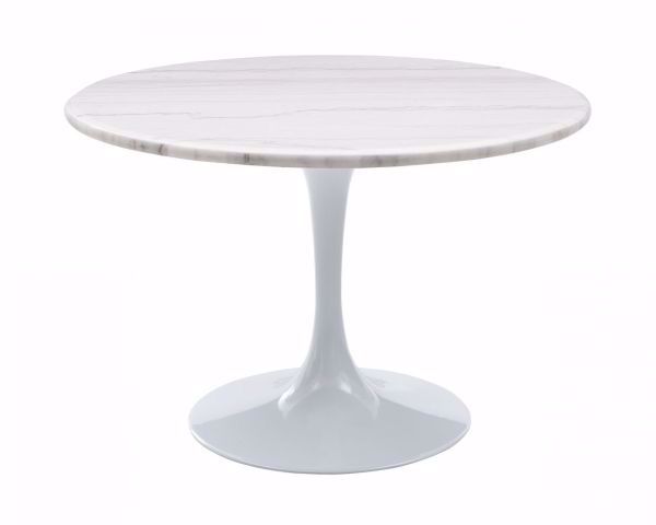 Picture of COLFAX ROUND DINING TABLE WHITE
