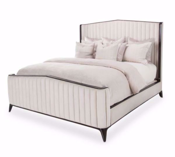 Picture of PARIS CHIC KING TUFTED PANEL BED