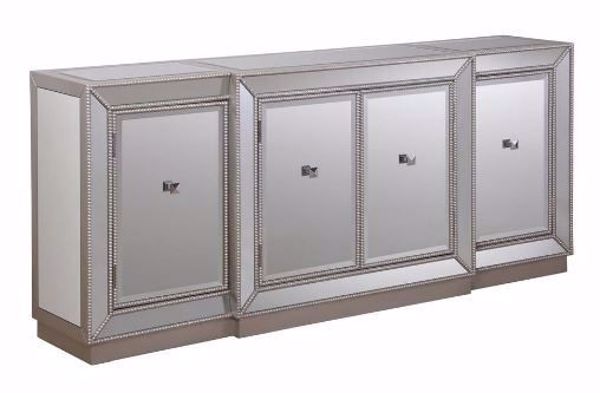 Picture of 4-DOOR MIRRORED CREDENZA