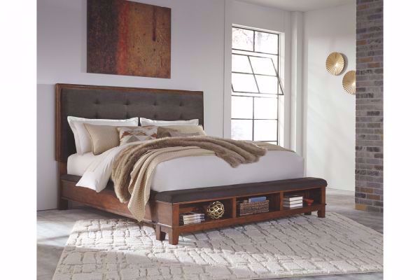 RALENE QUEEN UPHOLSTERED PANEL BED