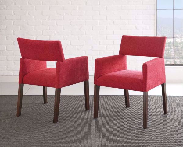 Picture of AMALIE SIDE CHAIR RED