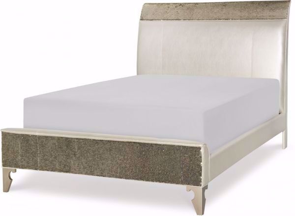 Picture of GLITZ & GLAM FULL UPHOLSTERED MERMAID BED