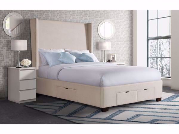Picture of MAGNOLIA KING UPHOSTERED BED SAND