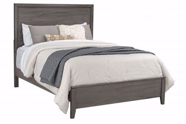 Picture of WINCHESTER GREY KING PANEL BED