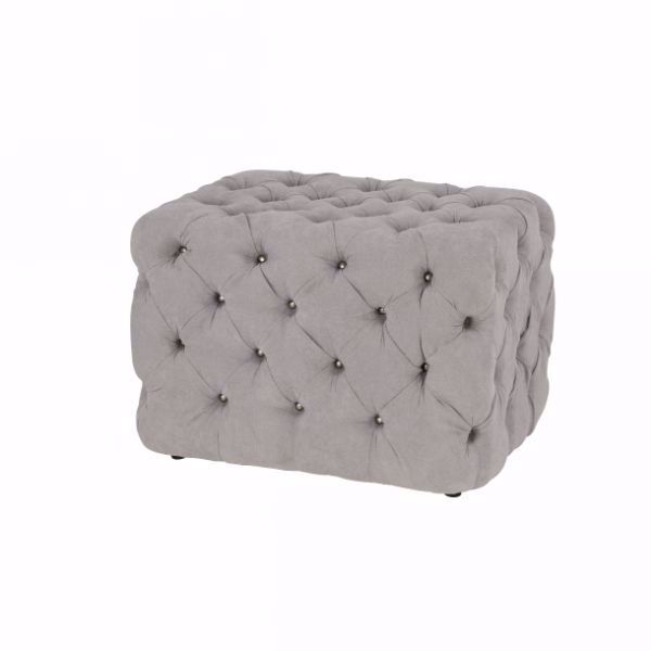 Picture of TUFTED OTTOMAN GREY