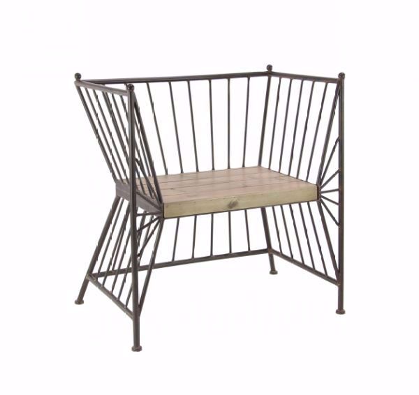 Picture of METAL GATE ACCENT CHAIR