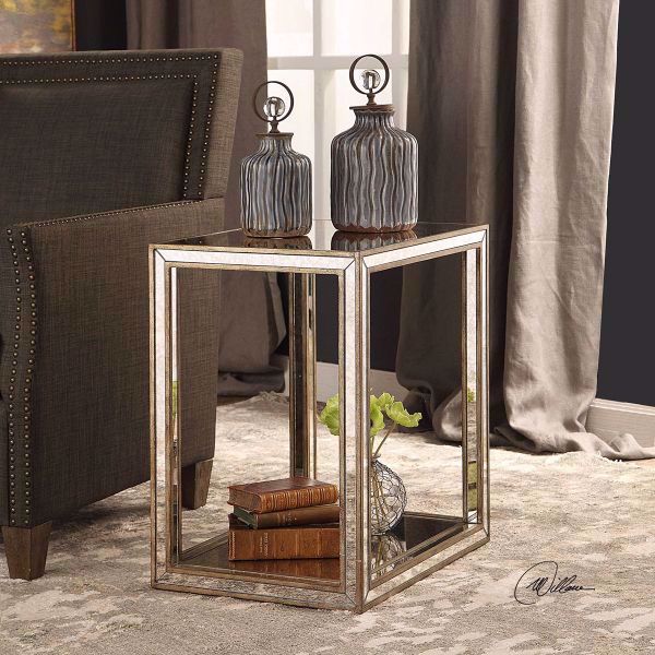 Picture of JULIE MIRRORED END TABLE