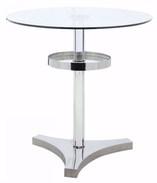 Picture of GLASS COUNTER HEIGHT DINING TABLE