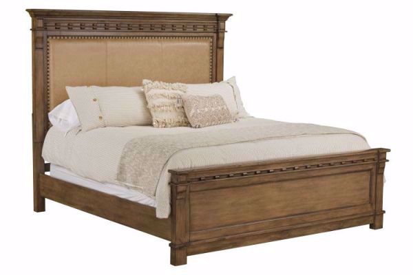 ASPEN KING UPHOLSTERED PANEL BED