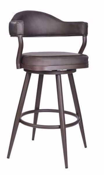 Picture of JUSTIN 26" COUNTER STOOL BROWN