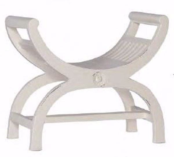 Picture of MONIQUE OTTOMAN IVORY