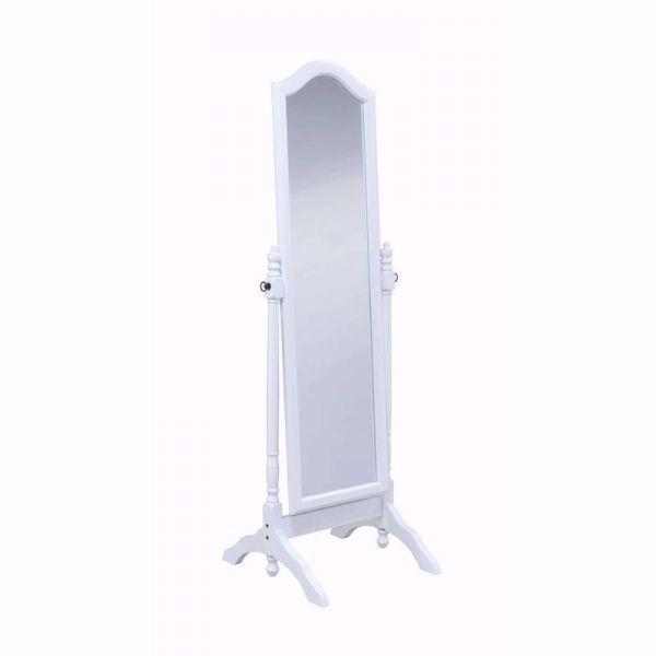 Picture of ARCHED CHEVAL MIRROR WHITE