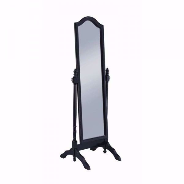 Picture of ARCHED CHEVAL MIRROR BLACK