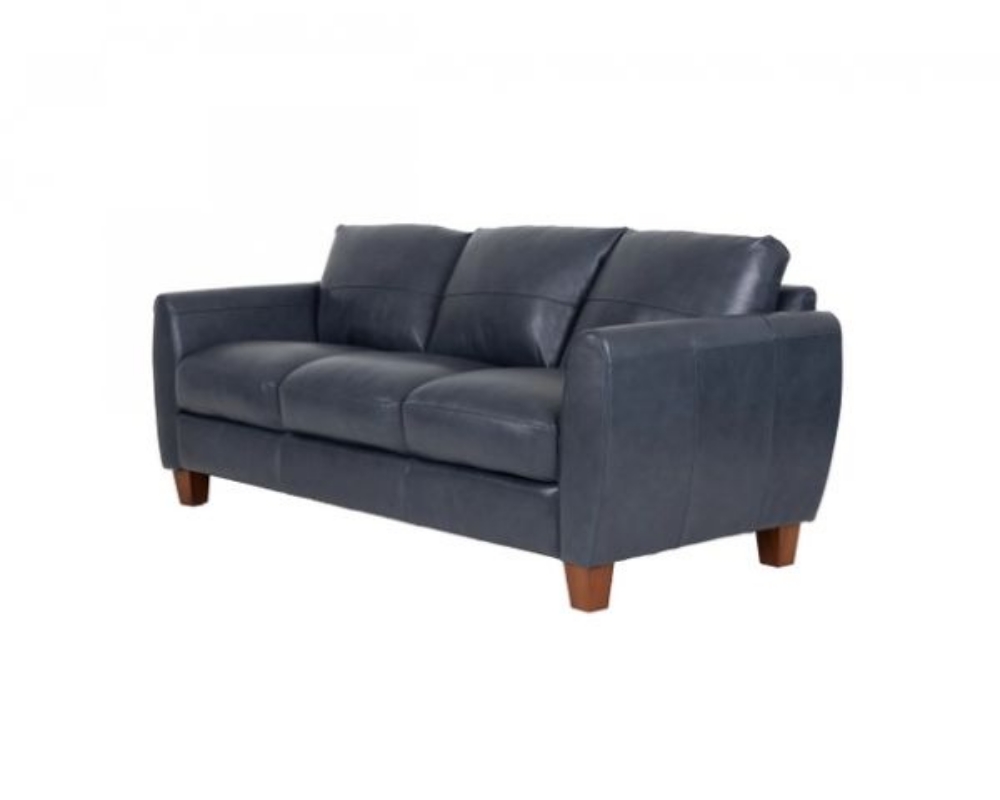Picture of TRAVERSE BLUE LEATHER SOFA