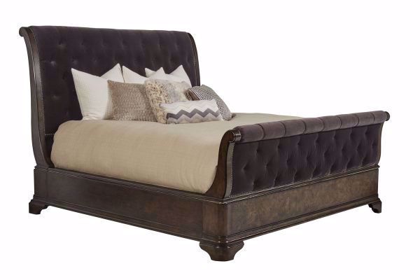 Picture of LANDMARK UPHOLSTERED KING SLEIGH BED