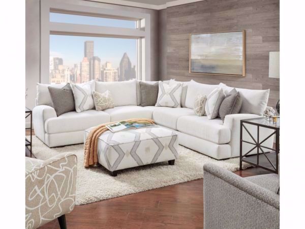 Picture of BRAXTON IVORY 3-PC. SECTIONAL