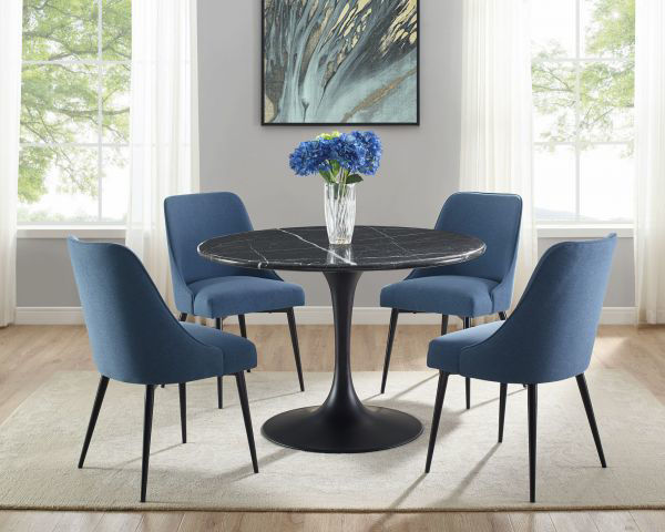 Picture of COLFAX 5 PC. DINING SET BLK/NAVY