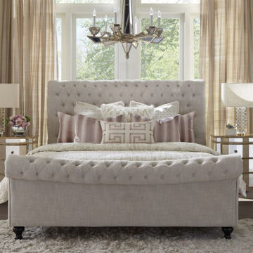 Picture of JACKIE QUEEN TUFTED BED