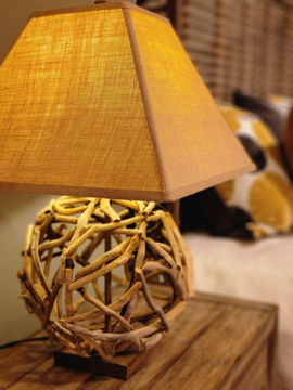 Picture of Driftwood Round Lamp
