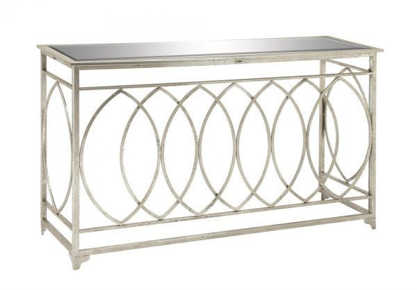 Picture of Metal Mirror Console Table