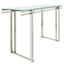 Picture of Silver Metal & Glass Sofa Table