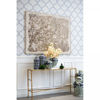 Picture of Gold Faux Bamboo Console Table