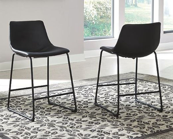 Picture of CENTIAR VOUNTER HEIGHT STOOL BLACK