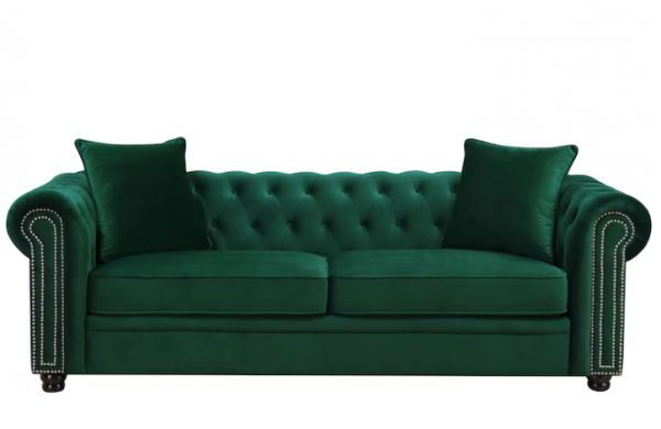 Greenwich Emerald Upholstered Sofa | Hurwitz Mintz Furniture