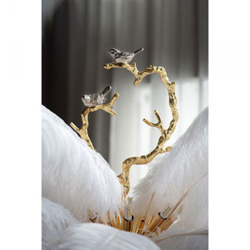 Picture of WHITE FEATHER FLOOR LAMP