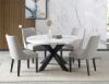 Picture of XENA ROUND MARBLE TOP DINING TABLE