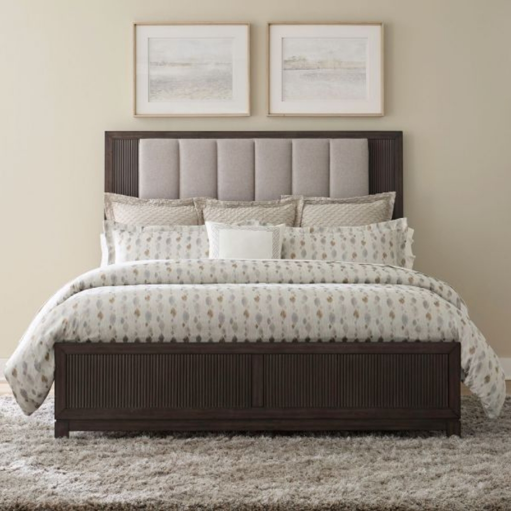 Picture of Modern Edge Upholstered Queen Bed