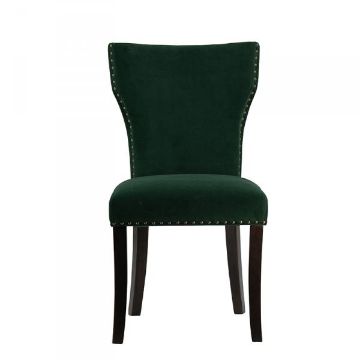 Picture of GREEN VELVET DINING CHAIR