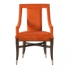 Picture of ORANGE VELVET ACCENT CHAIR