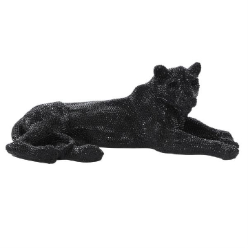 Picture of BLACK LEOPARD SCULPTURE